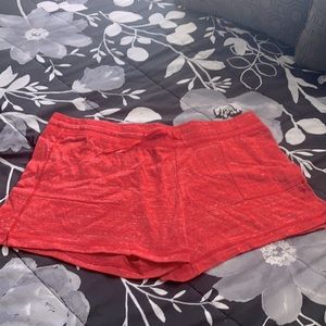 Red shorts